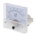 thumbnail image 3 of DC Current Meter Analog Panel AMP Pressure Gauge Tester Mechanical Ammeter 85C1 0-100uA, 3 of 8
