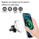 thumbnail image 3 of Compatible con cargador inalámbrico, cargador inalámbrico magnético para automóvil para iPhone 13/Mini/13 Pro/13 Pro Max, 12/12 Pro/12 Pro Max, soporte de cargador inalámbrico rápido para automóvil, 3 of 8