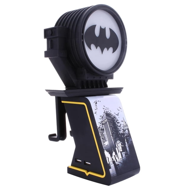 Cable Guys LED Ikons: DC Comics Batman Bat Signal - Charging Phone & Controller Holder - Light Up Ga