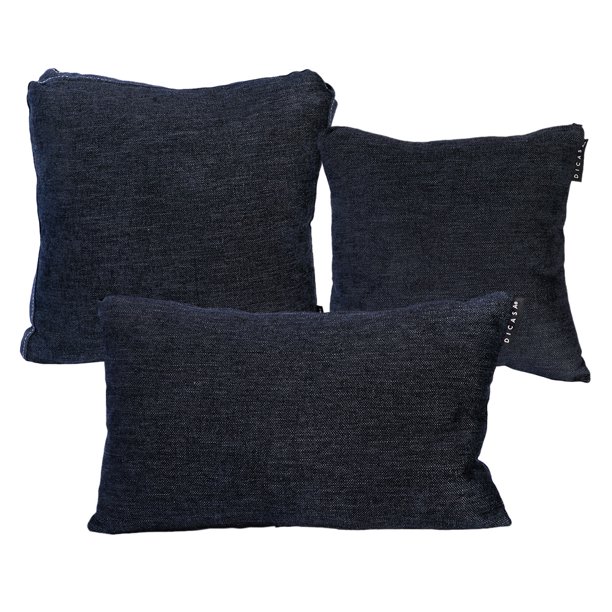 Set de 3 Cojínes Decorativos (1 Cuadrado Grande + 1 Cuadrado Chico + 1 Rectangular) DICASA Niza