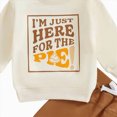 thumbnail image 4 of HFHAPW Baby Boy Clothes Funny Letter Print Long Sleeve Sweatshirt Pullover Tops Joggers Pants Set Toddler Fall Winter Outfits 0 6 12 18 Months 2T 3T 4T 5T 6T 7T 8T 9T(Beige,6-12 M), 4 of 4