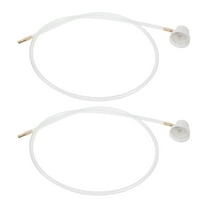 LITINKIMI Plastic Aerosol Can Extension Hoses White 2Pcs