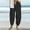 Black, variant on Tittly Wide Leg Sweatpants Women Harem Pants Women Womens Casual Solid Color Loose Pockets Elastic Belt Waist Pants Long Trousers Cotton Pants for Women Pantalones Para Mujer Black L