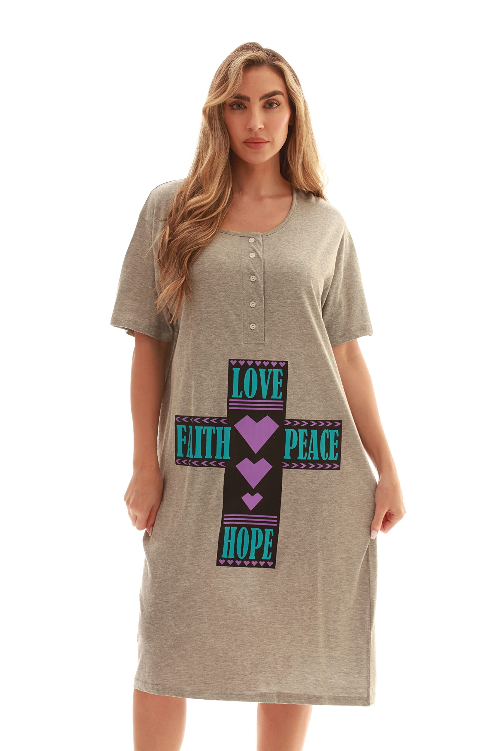 Just Love Short Sleeve Nightgown Sleep Dress for Women 