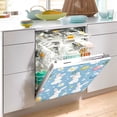 thumbnail image 2 of Yayeee Magnetic Dishwasher Cover for The Front Decoration Home Kitchen Machine Sticker Protector, Cartoon Easter Bunnies, 2 of 6
