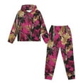 thumbnail image 4 of Uorisanigo Boys 2 Piece Outfits Long Sleeve Hooded Sweatshirt Top and Sweatpants Girls Pink Camo Hunting Pullover Hoodies Sweatshirt Suit with Pockets Winter Outfits, 4 of 7