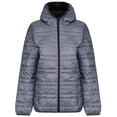 thumbnail image 1 of Regatta - Chaqueta Acolchada Firedown para Mujer (Gris Jaspeado, Negro) Regatta UTPC4726_P, 1 of 2