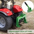thumbnail image 2 of GloryStar 3000 LBS 3-Point Quick Hitch, Fits Category 1 Tractors, Attachment Between Lower Arms with Two Receivers Included, 2 of 7