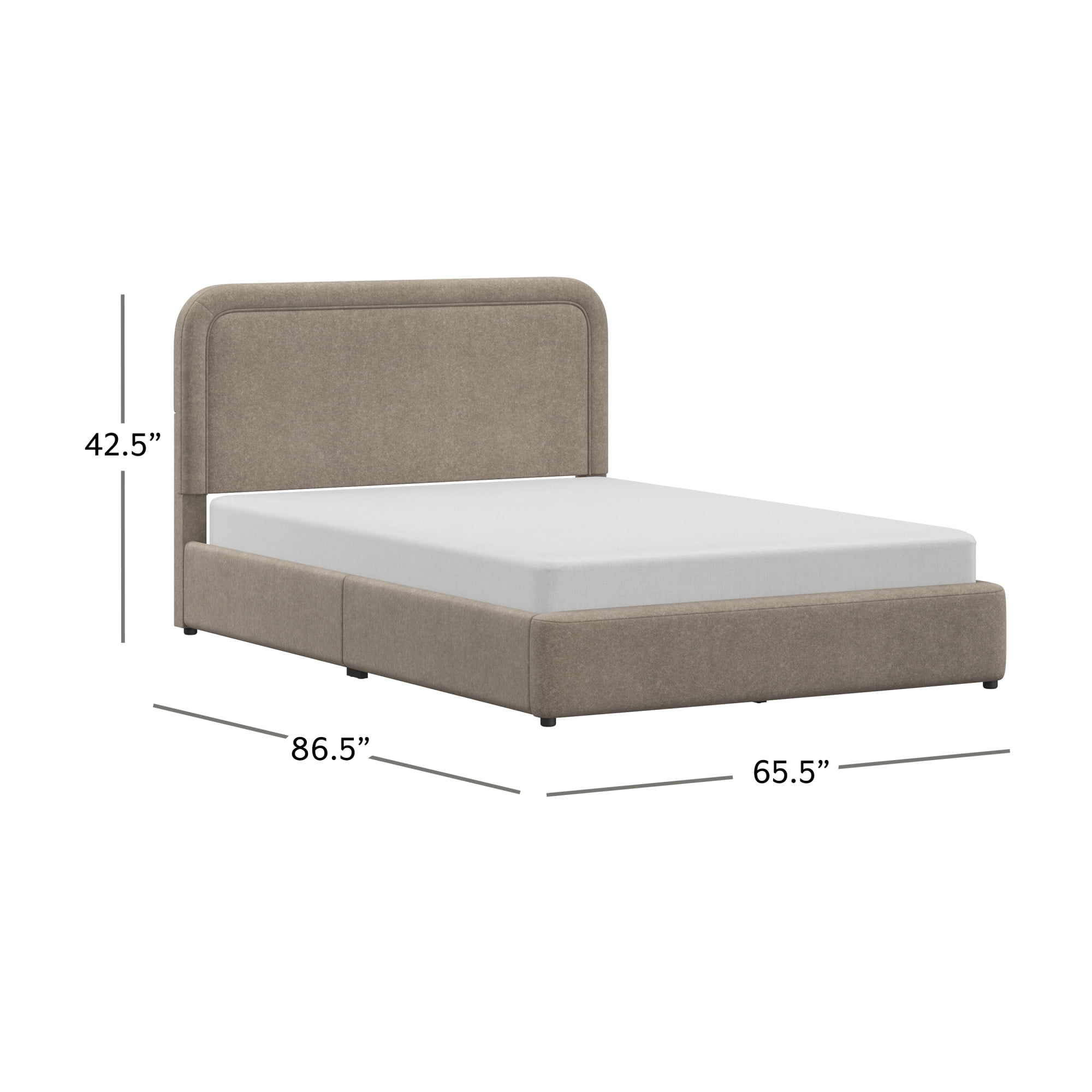 Better Homes & Gardens Juliet King Platform Bed, Sand