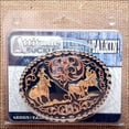 thumbnail image 2 of Montana Silversmiths Rodeo Series Attitude Western Belt Buckle Tri Color Team Roper, 2 of 3