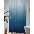 thumbnail image 4 of Sheer Curtains 96 Inches Long, Navy Blue Ombre Semi Sheer Curtains Light Filtering Window Treatment, Contemporary Gradient Abstract Art Privacy Voile Drapes for Living Room Bedroom 52x96 Inch, 4 of 7