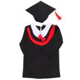 thumbnail image 3 of MasteelfCA 1PC Kids Graduation Gown Stole and Tassel Set for Cosplay Photography Performance (Red, 120cm), 3 of 8