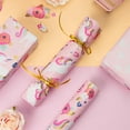thumbnail image 4 of HOMERAL Reversible Baby Shower Wrapping Paper Roll -Metallic Foil Colorful Unicorn & Floral with Pink Heart Newborn Baby for Baby Shower,Girls,Birthday-17 Inch X 32.8 Feet, 4 of 7