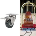 thumbnail image 4 of Brake Universal Wheel, 1.5in Brake Wheel, Fatigue Resistant Impact Resistant Small Cart For Trolleys Logistics Trolleys Pallet Wheels, 4 of 8