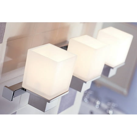 - Hudson Valley Milford 3 Light Bath Bracket, Polished Chrome - 4443-PC
