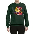 thumbnail image 2 of Wild Bobby Dean Russo A Dog Wags Its Tail With Its Heart Gratitude Pitbull Dog Lover Unisex Crewneck Graphic Sweatshirt, Forest Green, X-Large, 2 of 5