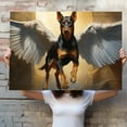 thumbnail image 4 of Doberman Pinscher Gift - Cat or Dog Pet Loss Gift for a Grieving Friend - Pet Remembrance Gift and Sympathy Photo Keepsake, wall paper, kitchen wall décor, 4 of 4