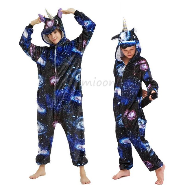 Pijamas Kigurumi de invierno para niños y niñas, ropa de dormir con capucha de ciervo de Navidad, dibujos animados de animales, Onesie