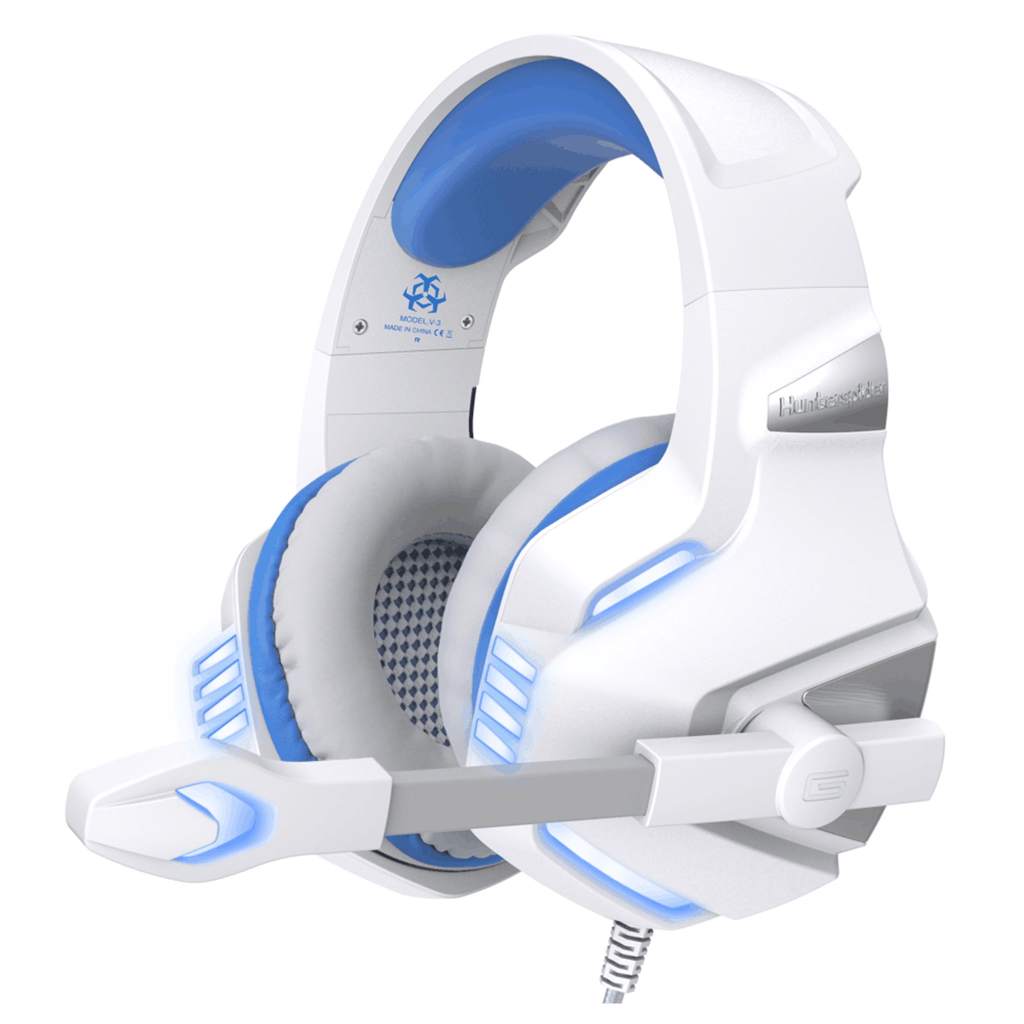 wireless gaming headset with led lights