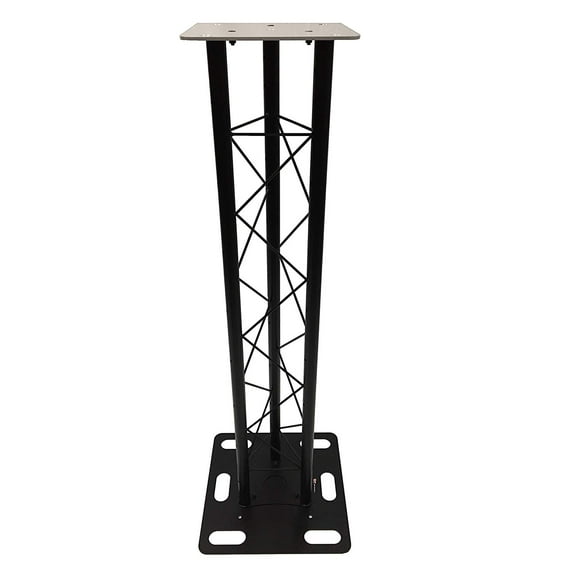 4.92 FT Black 1.5 Meter Triangle Stage/Club DJ Lighting Truss Tower Totem