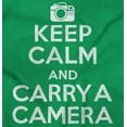 thumbnail image 2 of Keep Calm Carry A Camera Photographer Plus Size Crewneck Graphic Tee Shirt Brisco Brands 4X, 2 of 5