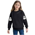 thumbnail image 4 of cocolona Girls Halloween Sweatshirts Crewneck Long Sleeve Cute Graphic Shirts Fall Winter Casual Pullover Tops 2-6 Years, 4 of 6