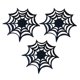 thumbnail image 5 of 3 piezas posavasos de Halloween telaraña fieltro mantel individual estera de aislamiento decorativa manteles individuales suministros para fiestas, 5 of 6