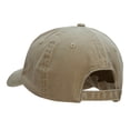 thumbnail image 3 of Mustachio Figure Embroidered Pigment Dyed Wash Caps - Khaki OSFM, 3 of 5