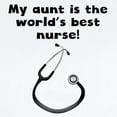 thumbnail image 2 of CafePress - My Aunt Is The Words Best Nurse Body Suit - Baby Light Bodysuit, Size Newborn - 24 Months, 2 of 4