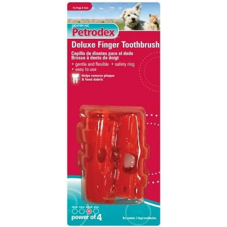 UPC: 0048476224452 | Sentry Petrodex Deluxe Finger Toothbrush 2 Count