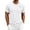 White, variant on Gunia Mens Workout Gym Shirts Summer Men'S Large Sized Sporty Patterned Denim Short Sleeved Round Neck T Shirt Tees For Running Athletic Sport Tops Mens Tshirts Dark Gray 3Xl