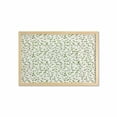 thumbnail image 1 of Vines Wall Art with Frame, Colorful Grape Leaves Branches Ivy Rhythmic Garden Theme Illustration, Printed Fabric Poster for Bathroom Living Room, 35" x 23", Olive Green Warm Taupe, by Ambesonne, 1 of 2