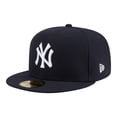 thumbnail image 3 of Men's New Era  Navy New York Yankees Hidden Hit 59FIFTY Fitted Hat, 3 of 5