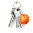 thumbnail image 1 of Paokuoon Keyring Key Holder Simulation Round Ball Fade resistant Multiple Use Smooth Surface Decorate Portable Mini Basketball Keychain, 1 of 7
