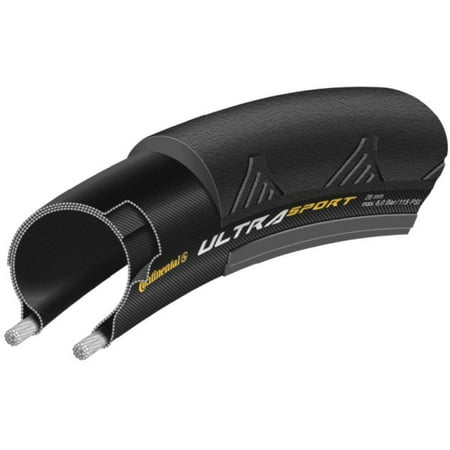 Ultra Sport II Bike Tire, Black, 700cm x 28, High Performance Training / Entry Level Race Tire By