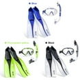 thumbnail image 2 of Snorkeling Set Wide View Diving Mask Snorkeling Flippers Dry Snorkel, 2 of 8