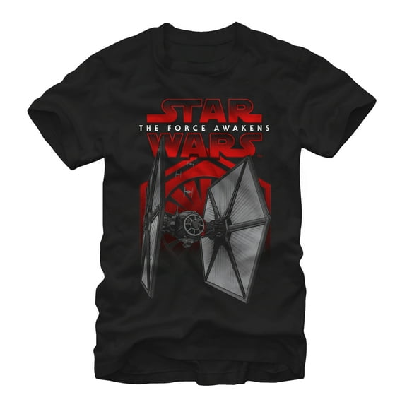 Men's Star Wars The Force Awakens TIE Fighter The Force Awakens Graphic Tee Black 2X Large