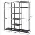 thumbnail image 3 of Closet Armable Ropero Armario Organizador de Ropa Mueble Zapatera Guarda Ropa Closets Armables México Doble, 3 of 6