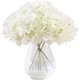 thumbnail image 1 of Nvzi Flores artificiales de hortensia color champán, 10 hortensias de seda falsas para centros de mesa de boda, ramos, decoración floral DIY, decoración del hogar con tallos., 1 of 5