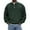 Dark Green, variant on Mens Casual Corduroy Sweatshirt Long Sleeve Round-neck 1/4 Button Up Pullover Polo Sweaters Men Loose Fit Top