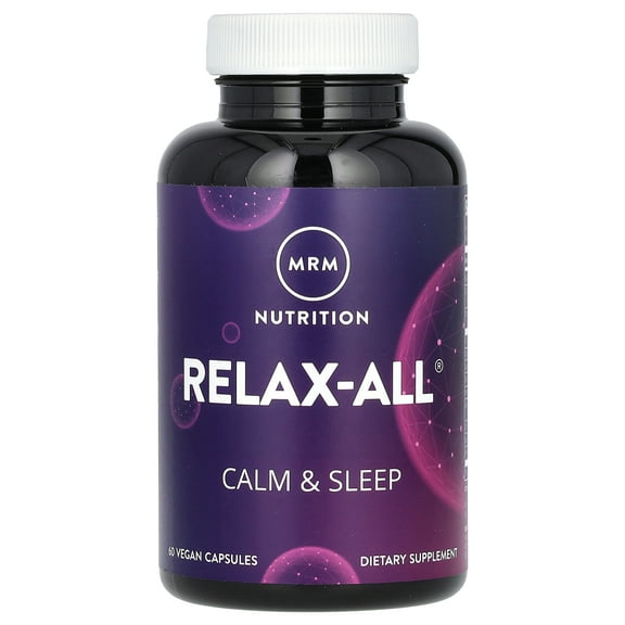 MRM Nutrition Relax-All, Calm & Sleep, 60 Vegan Capsules