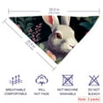 2 PCS Pet Triangle Scarf Large Dogs Bandanas Rabbit Breathable Bibs