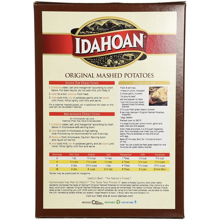 The Hangry Slayer - Idahoan Mashed Potatoes - Idahoan Foods LLC