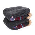 thumbnail image 4 of LEMZONE Fuzzy Slipper Socks for Men Fleece Lining Low Cut Cabin Socks with Grips Christmas Stocking Stuffers, 4 of 4