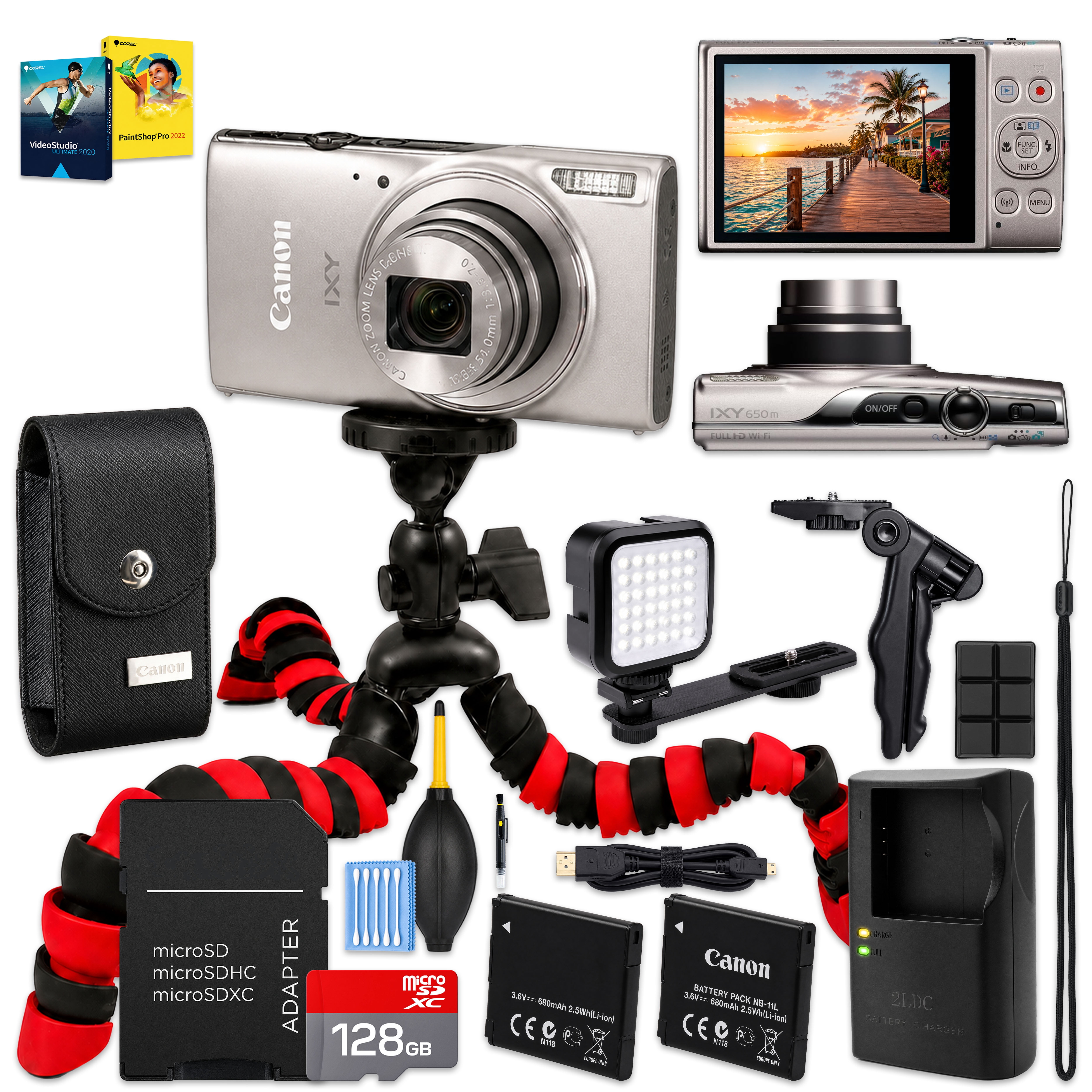 Canon PowerShot G9 X Mark II Digital Camera - Silver - Walmart.com