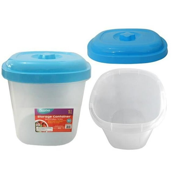 FamilyMaid 62404 16 Liter Blue Storage Container, Pack of 24