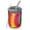Colorful Rainbow Tie-1, variant on 12oz Coffee Tumblers Colorful Rainbow Tie Dye Spiral Pattern Stainless Steel Vacuum Insulated Travel Tumbler Coffee Cups Mug with Lid and Straw with Cleaning Brush for Cold & Hot Drinks