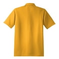 thumbnail image 6 of Yellow Rooster Men's Polyester Micropique Sport-Wick Polo Shirt Gold M, 6 of 8