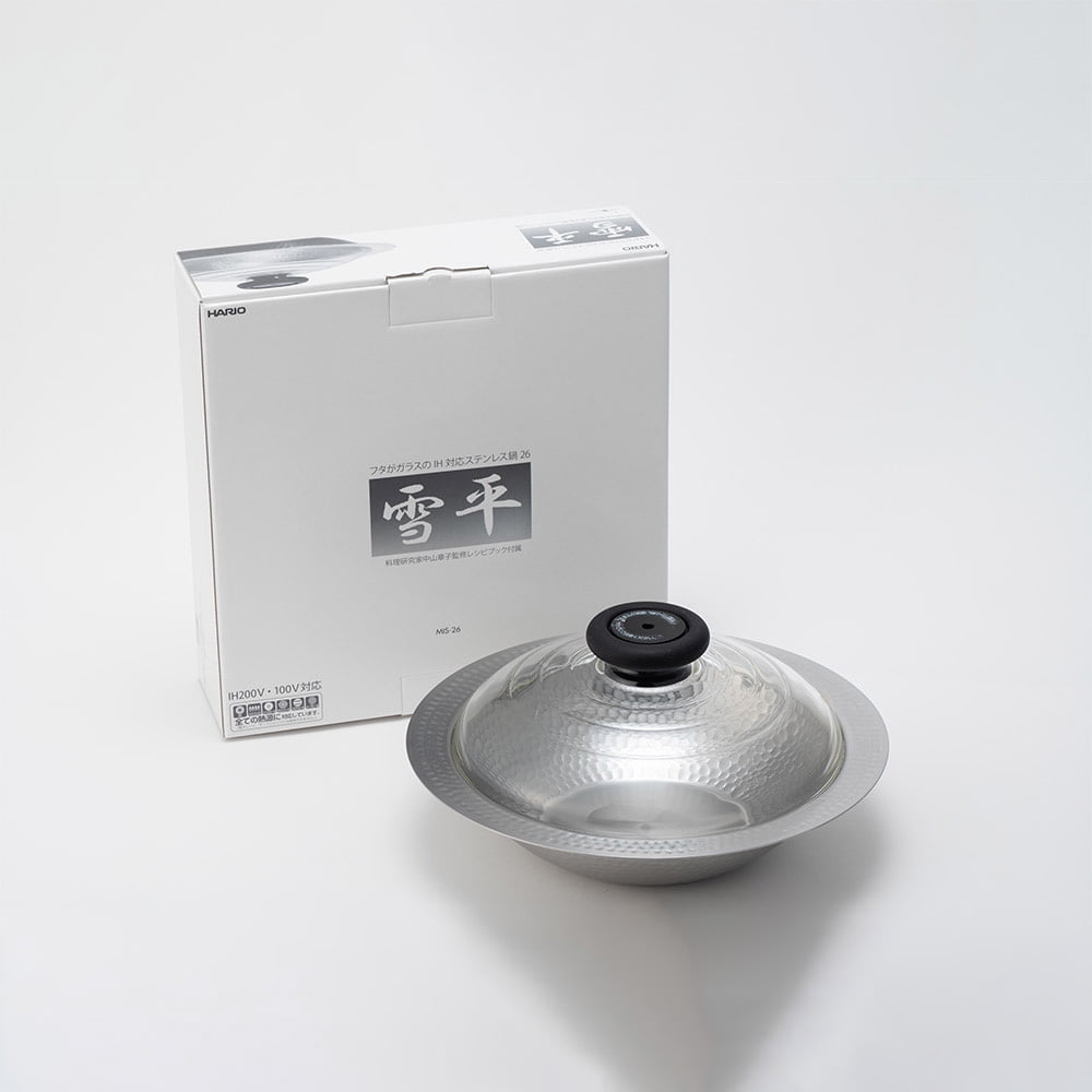 HARIO Stainless steel pot 26 Yukihira IH compatible 2600ml MIS-26