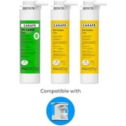 AquaTru Carafe Countertop Replacement Water Filter Combo pack, 1-Year Supply